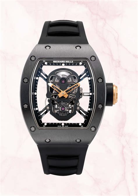 richard mille black skeleton price.